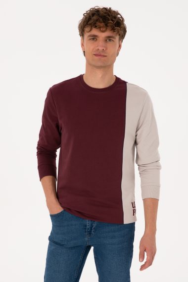 سویشرت  آلبالویی  رگولار  مردانه یو اس پولو | US POLO ASSN