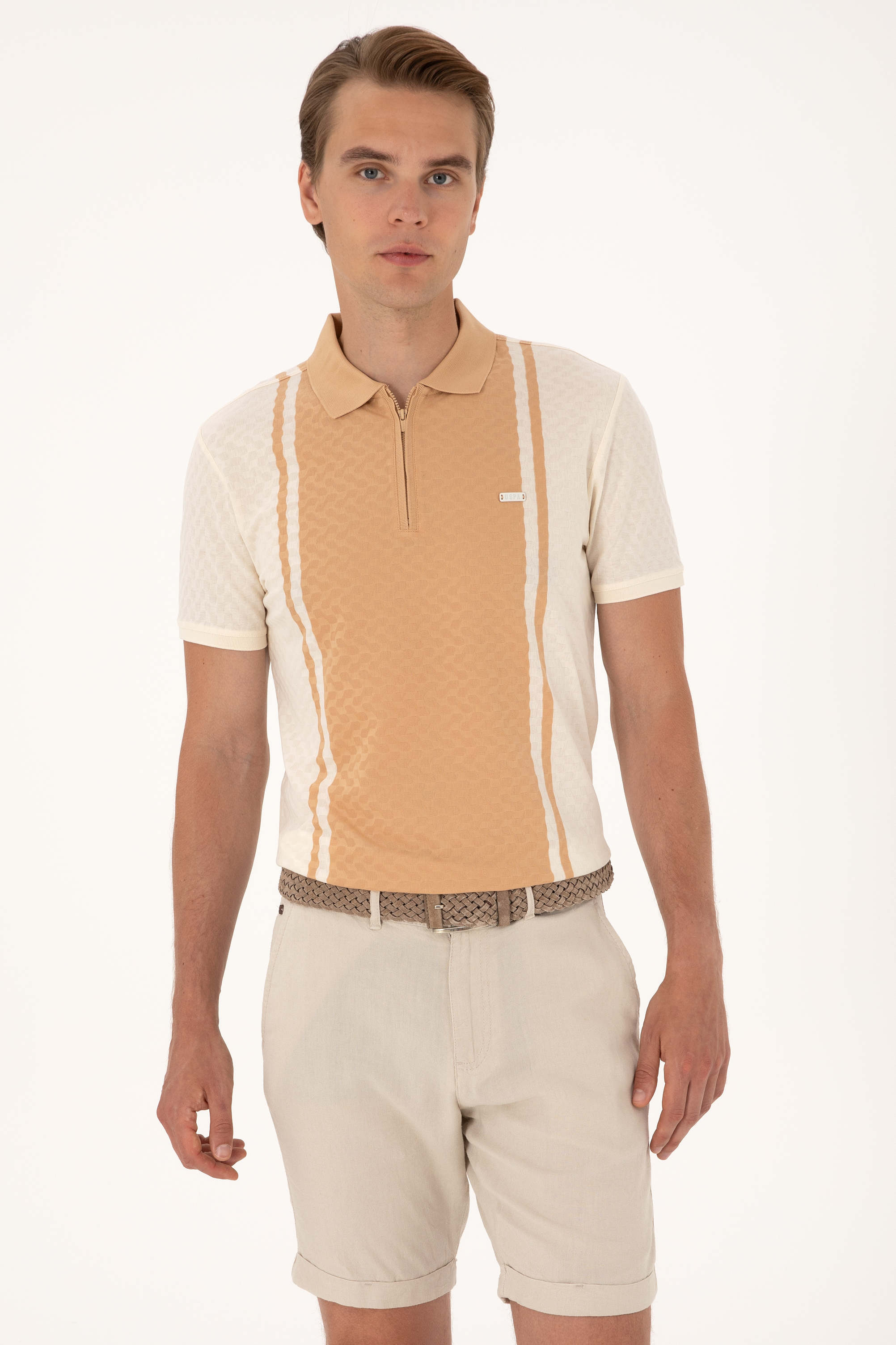 تی شرت یقه پولو اکرو رگولار مردانه یو اس پولو | US POLO ASSN