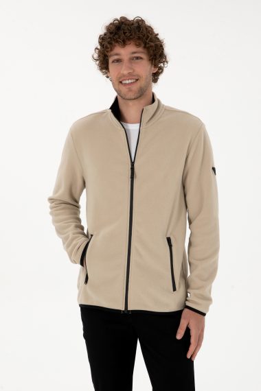 ژاکت  بژ تیره  رگولار  مردانه یو اس پولو | US POLO ASSN