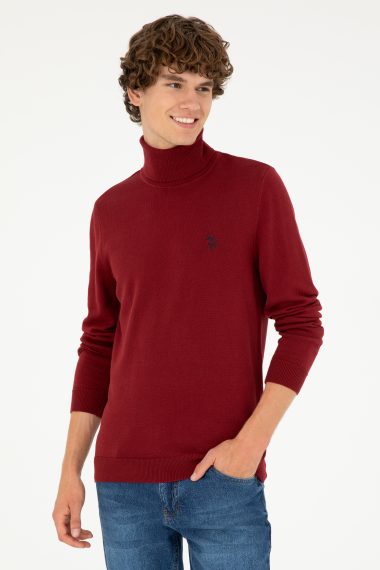 بافت بیسیک  بورگاندی  اندامی  مردانه یو اس پولو | US POLO ASSN