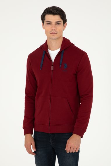 ژاکت  بورگاندی  رگولار  مردانه یو اس پولو | US POLO ASSN