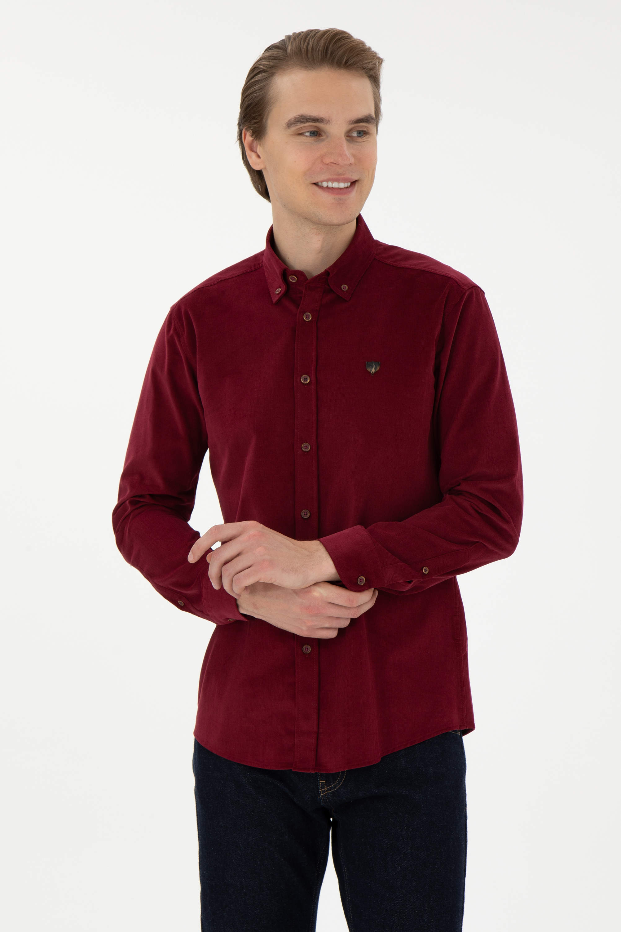 پیراهن  رگولار  بورگاندی مردانه یو اس پولو پیراهن  بورگاندی  رگولار  مردانه یو اس پولو | US POLO ASSN