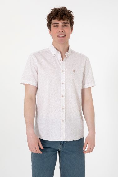 پیراهن  خاکستری  رگولار  مردانه یو اس پولو | US POLO ASSN