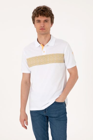 تی شرت یقه پولو خاکستری  رگولار  مردانه یو اس پولو | US POLO ASSN