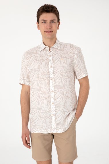پیراهن  خاکستری  ریلکس  مردانه یو اس پولو | US POLO ASSN