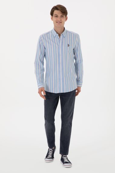 شلوار جین  خاکستری  اندامی  مردانه یو اس پولو | US POLO ASSN