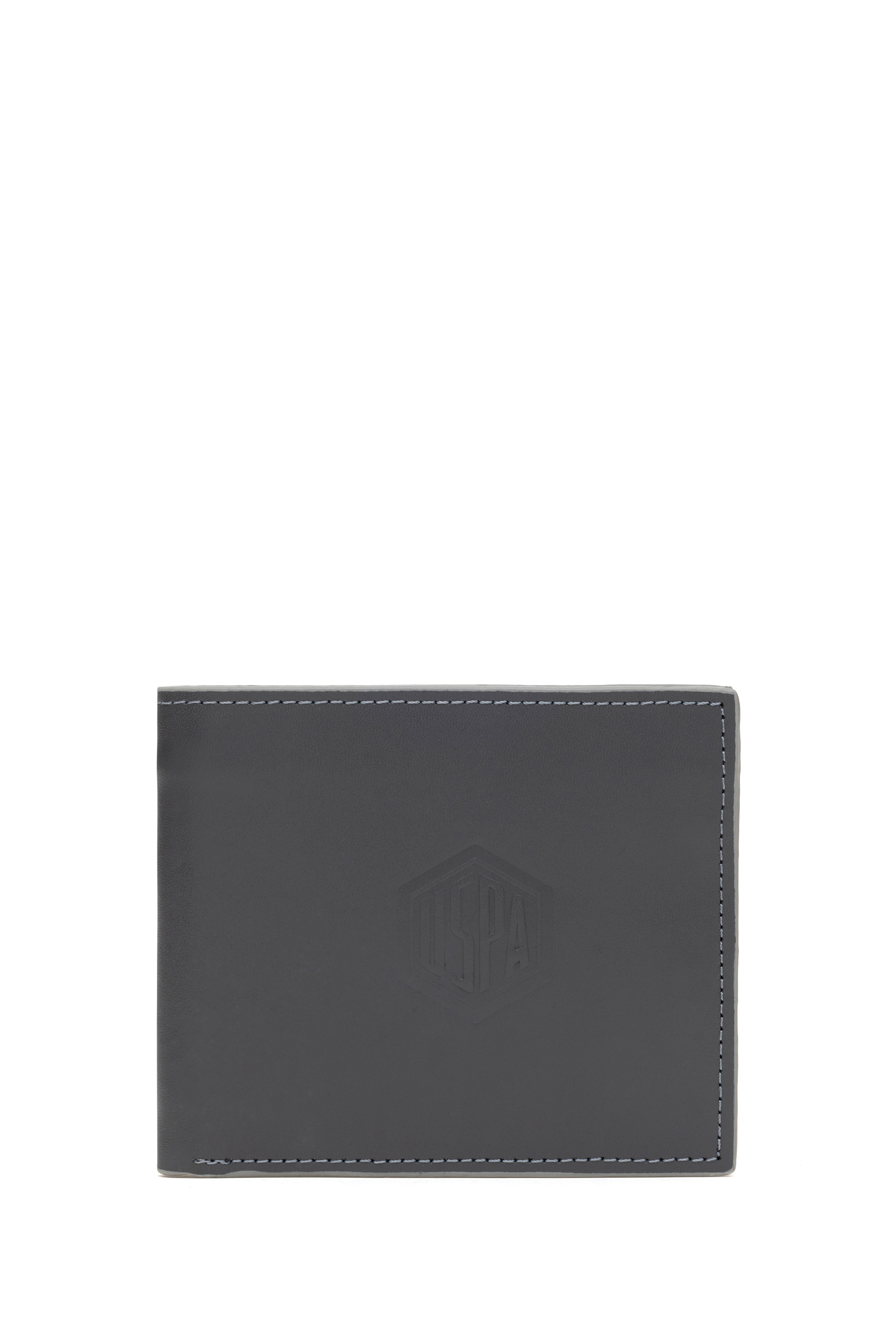 کیف پول خاکستری رگولار مردانه یو اس پولو | US POLO ASSN