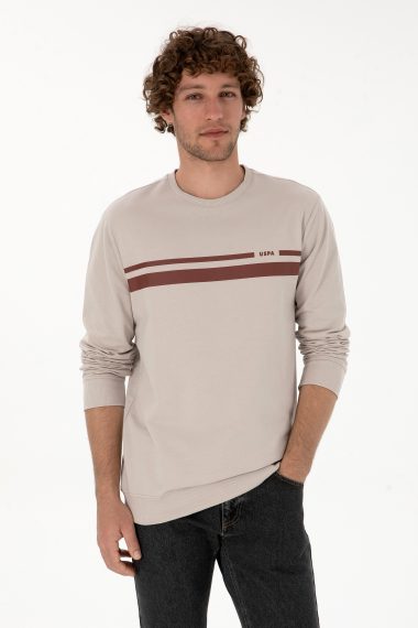 سویشرت  خاکستری  رگولار  مردانه یو اس پولو | US POLO ASSN