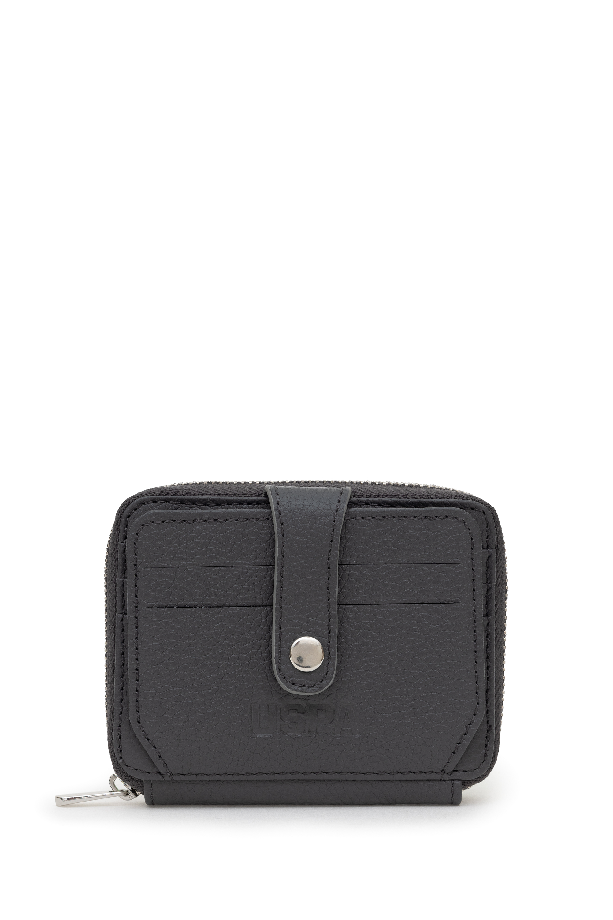 کیف پول خاکستری رگولار مردانه یو اس پولو | US POLO ASSN