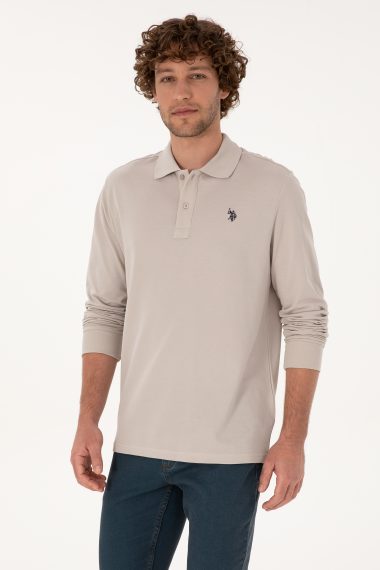 سویشرت بیسیک  خاکستری  رگولار  مردانه یو اس پولو | US POLO ASSN