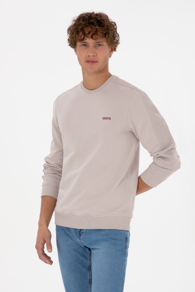 سویشرت  خاکستری  رگولار  مردانه یو اس پولو | US POLO ASSN