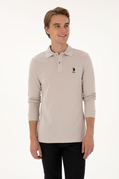 سویشرت بیسیک  خاکستری  رگولار  مردانه یو اس پولو | US POLO ASSN