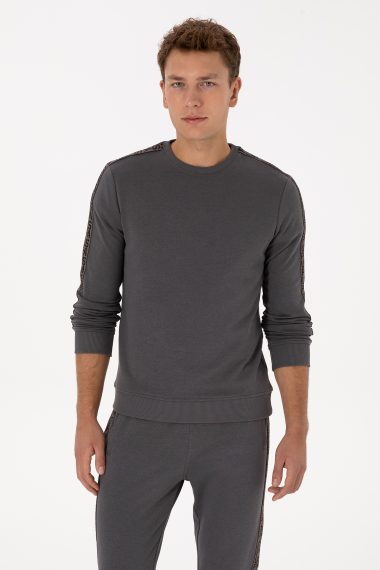 سویشرت  خاکستری  رگولار  مردانه یو اس پولو | US POLO ASSN