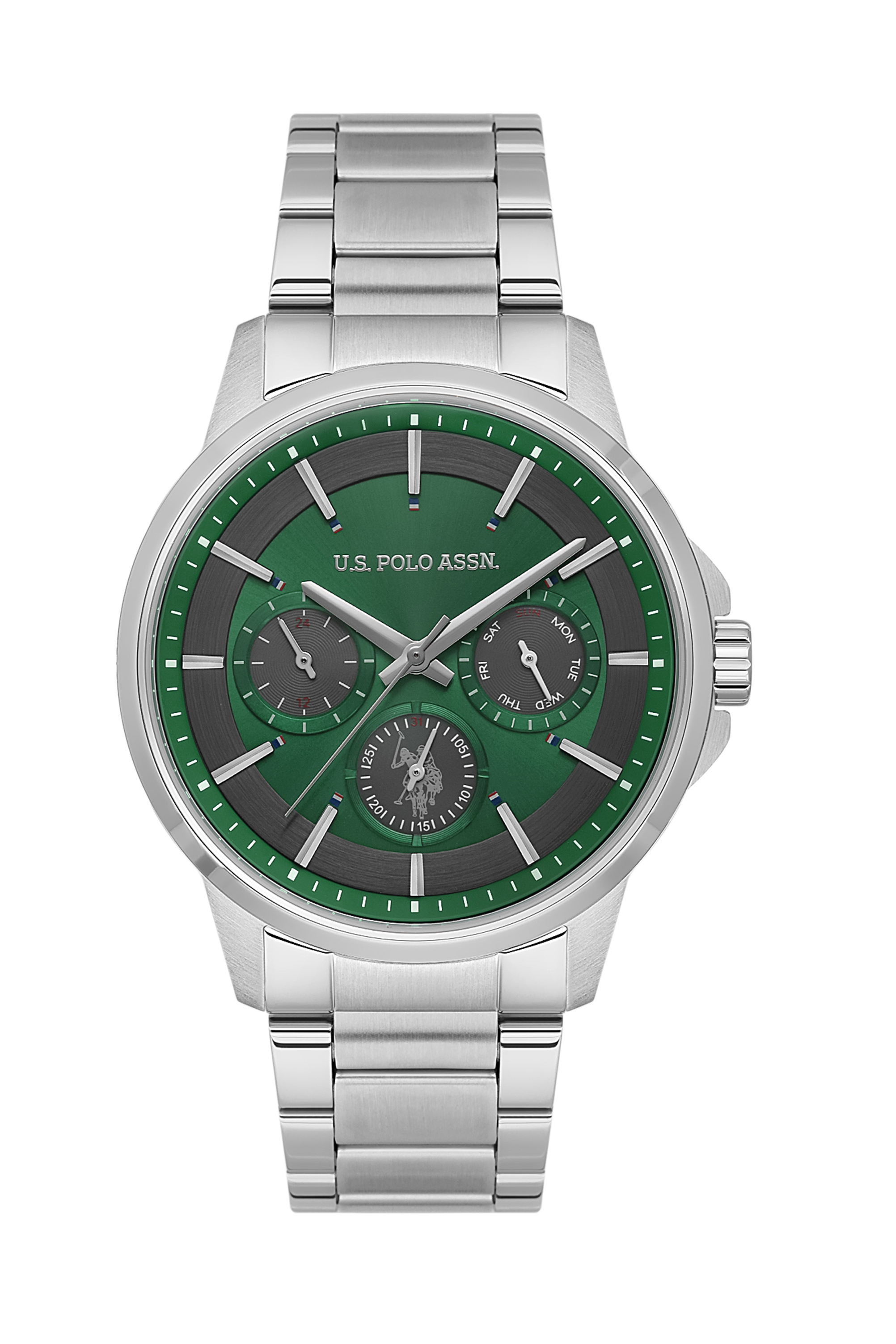 ساعت مچی خاکستری استاندارد فیت مردانه یو اس پولو | US POLO ASSN