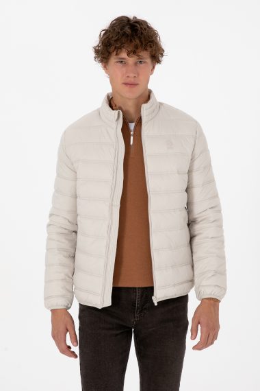 کاپشن خاکستری بیسیک مردانه یو اس پولو | US POLO ASSN