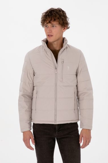 کاپشن خاکستری بیسیک مردانه یو اس پولو | US POLO ASSN