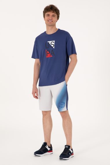 شلوارک  خاکستری روشن  رگولار  مردانه یو اس پولو | US POLO ASSN