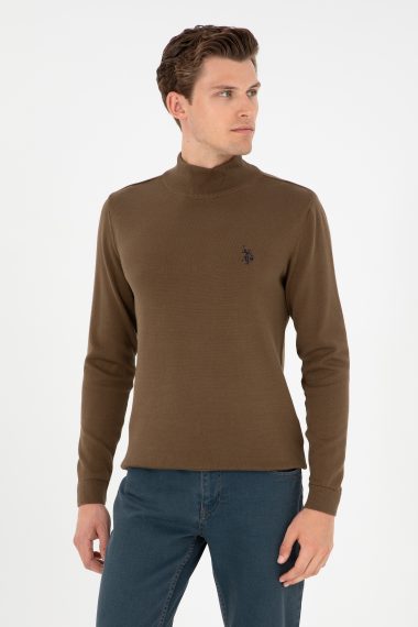 بافت بیسیک  خاکی  اندامی  مردانه یو اس پولو | US POLO ASSN