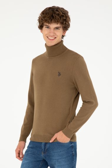 بافت بیسیک  خاکی  اندامی  مردانه یو اس پولو | US POLO ASSN