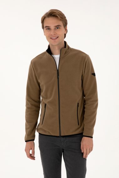 ژاکت  خاکی  رگولار  مردانه یو اس پولو | US POLO ASSN