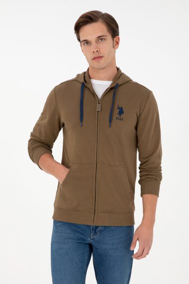 ژاکت  خاکی  رگولار  مردانه یو اس پولو | US POLO ASSN