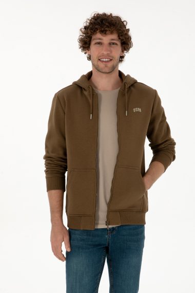 ژاکت  خاکی  رگولار  مردانه یو اس پولو | US POLO ASSN
