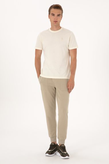 شلوار ورزشی  خاکی روشن  اندامی  مردانه یو اس پولو | US POLO ASSN