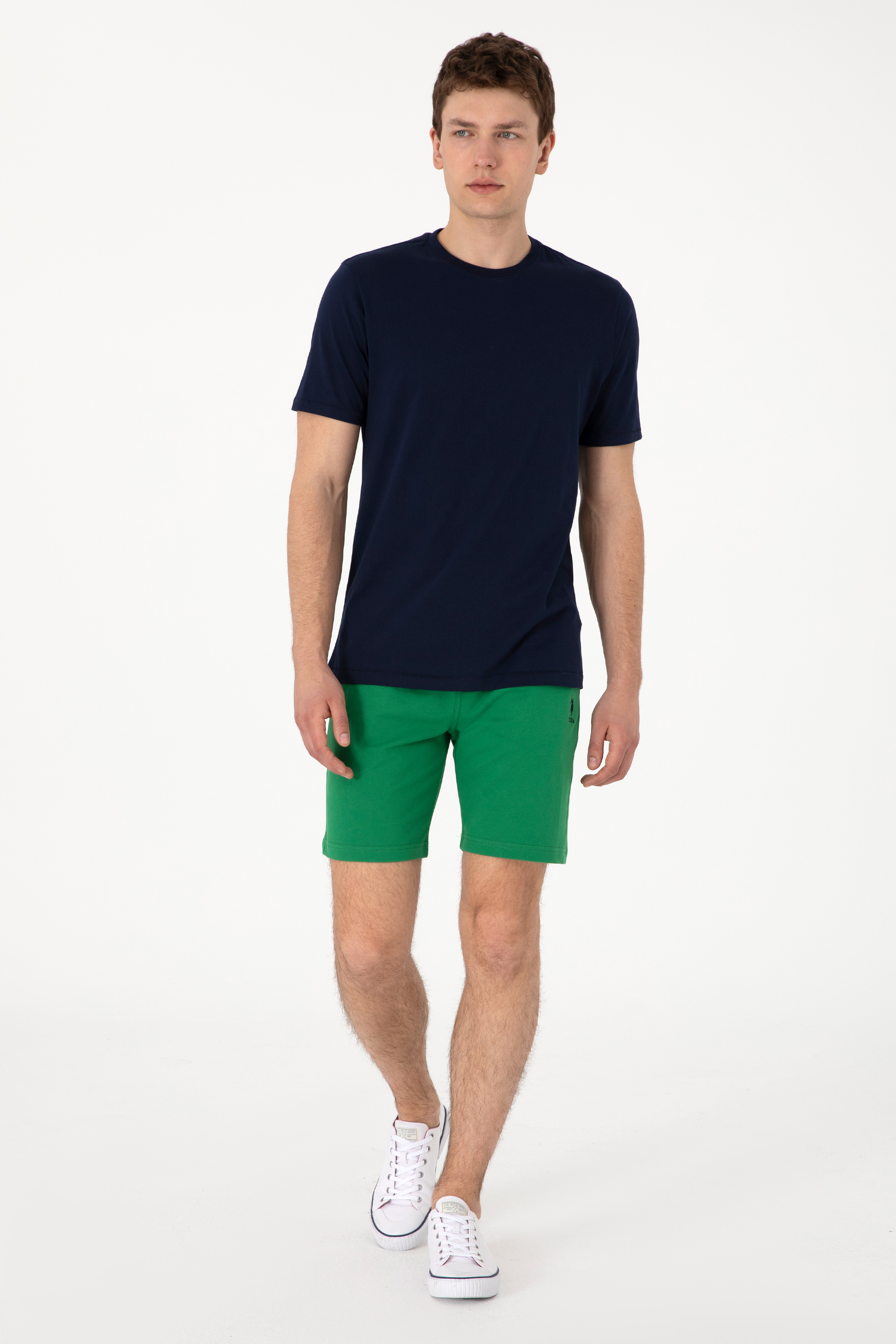 شلوارک سبز بیسیک مردانه یو اس پولو | US POLO ASSN