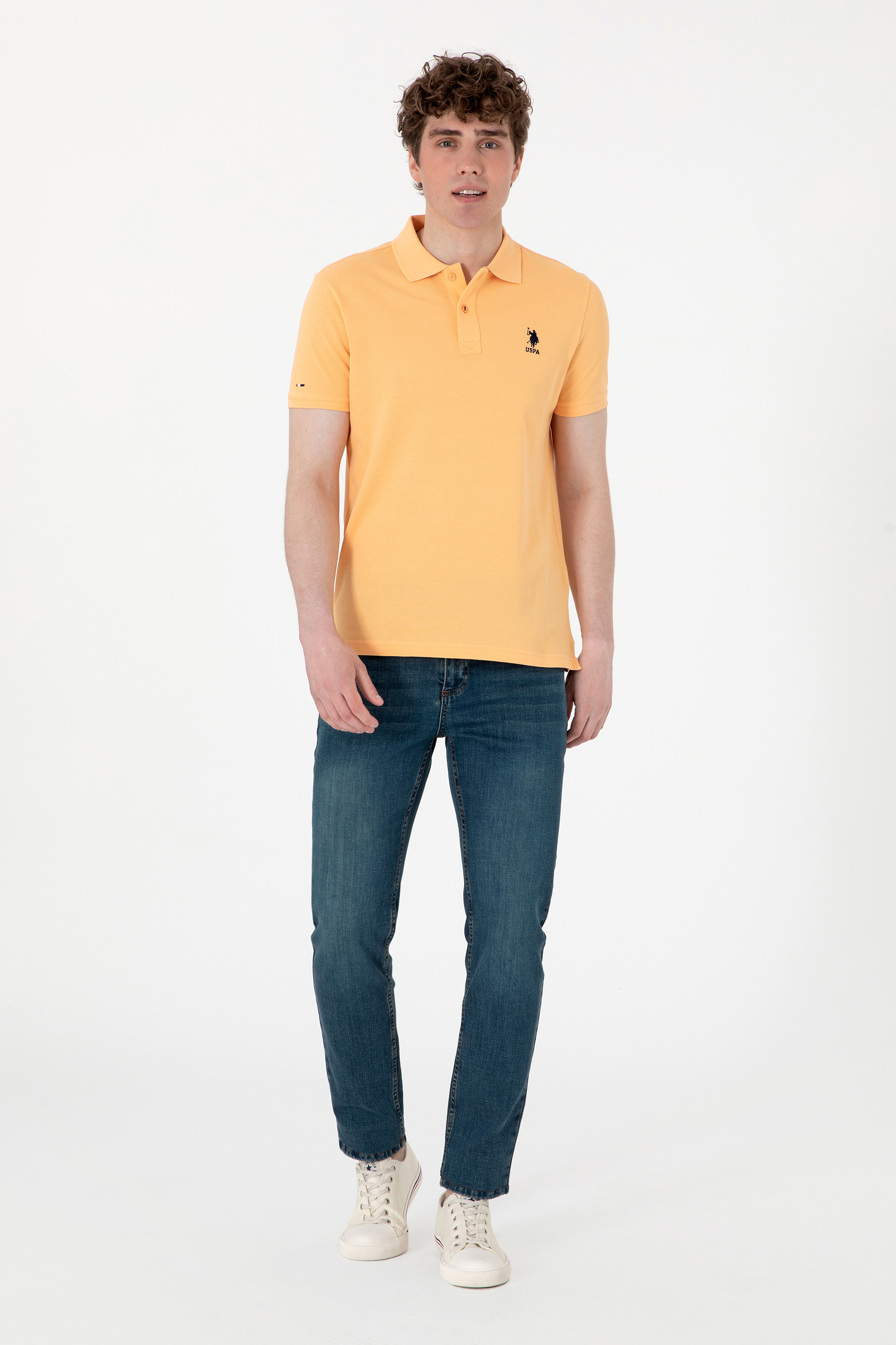 شلوار جین سبز اندامی مردانه یو اس پولو | US POLO ASSN