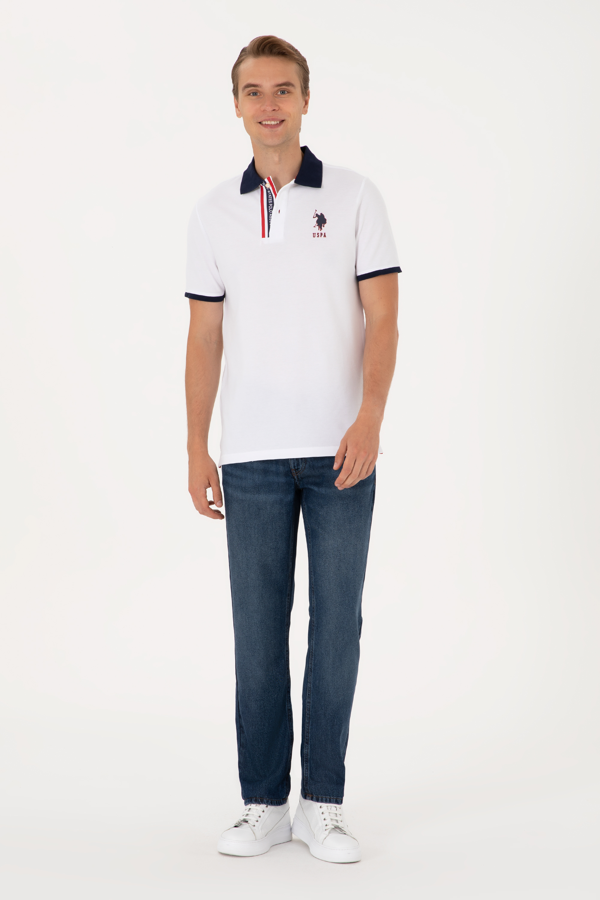 شلوار جین سبز ریلکس مردانه یو اس پولو | US POLO ASSN