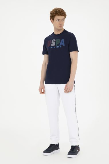 شلوار ورزشی  سفید  رگولار  مردانه یو اس پولو | US POLO ASSN