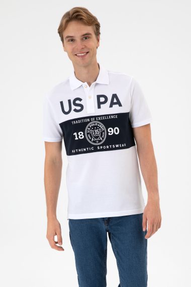 تی شرت  سفید  رگولار  مردانه یو اس پولو | US POLO ASSN