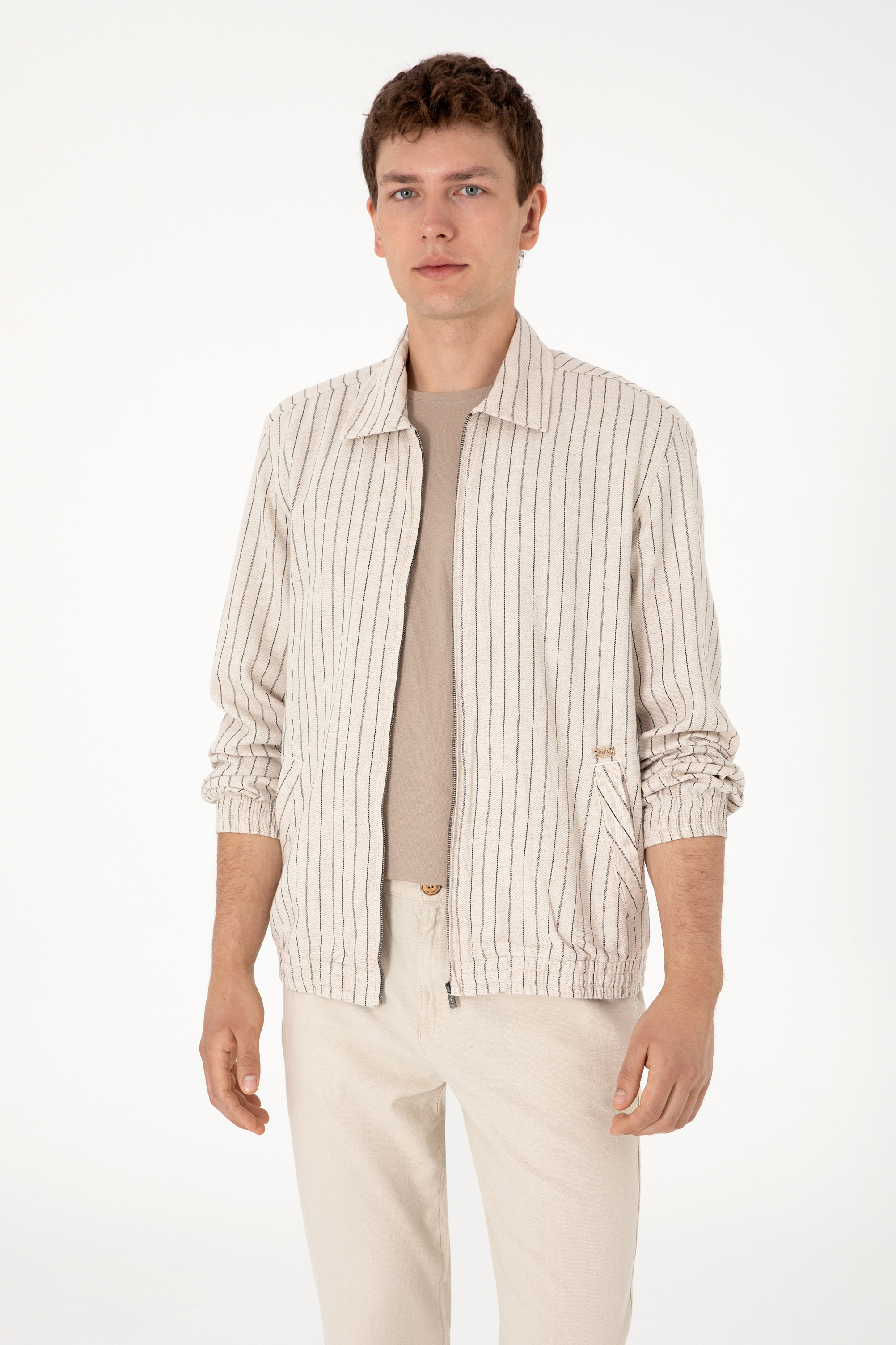 پیراهن هودی سفید ریلکس مردانه یو اس پولو | US POLO ASSN