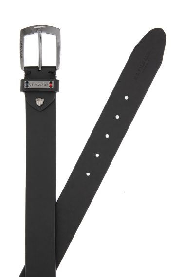 کمربند  سیاه  استاندارد فیت  مردانه یو اس پولو | US POLO ASSN