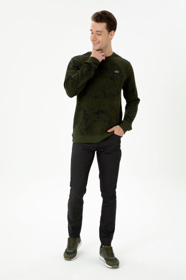 شلوار جین سیاه اندامی مردانه یو اس پولو | US POLO ASSN