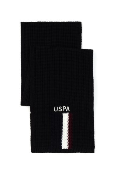 شال گردن  سیاه  استاندارد فیت  مردانه یو اس پولو | US POLO ASSN