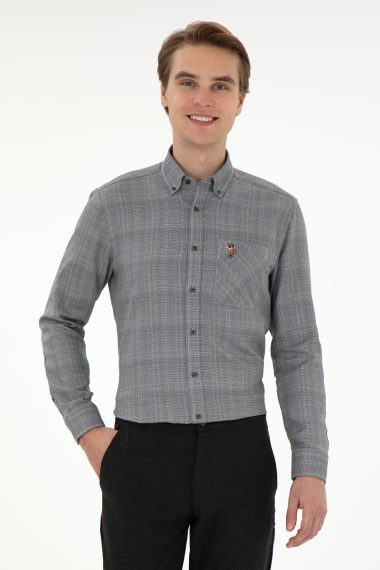 پیراهن  سیاه  رگولار  مردانه یو اس پولو | US POLO ASSN