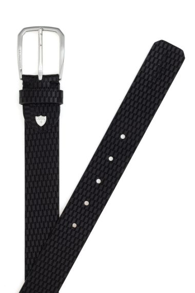 کمربند  سیاه  استاندارد فیت  مردانه یو اس پولو | US POLO ASSN