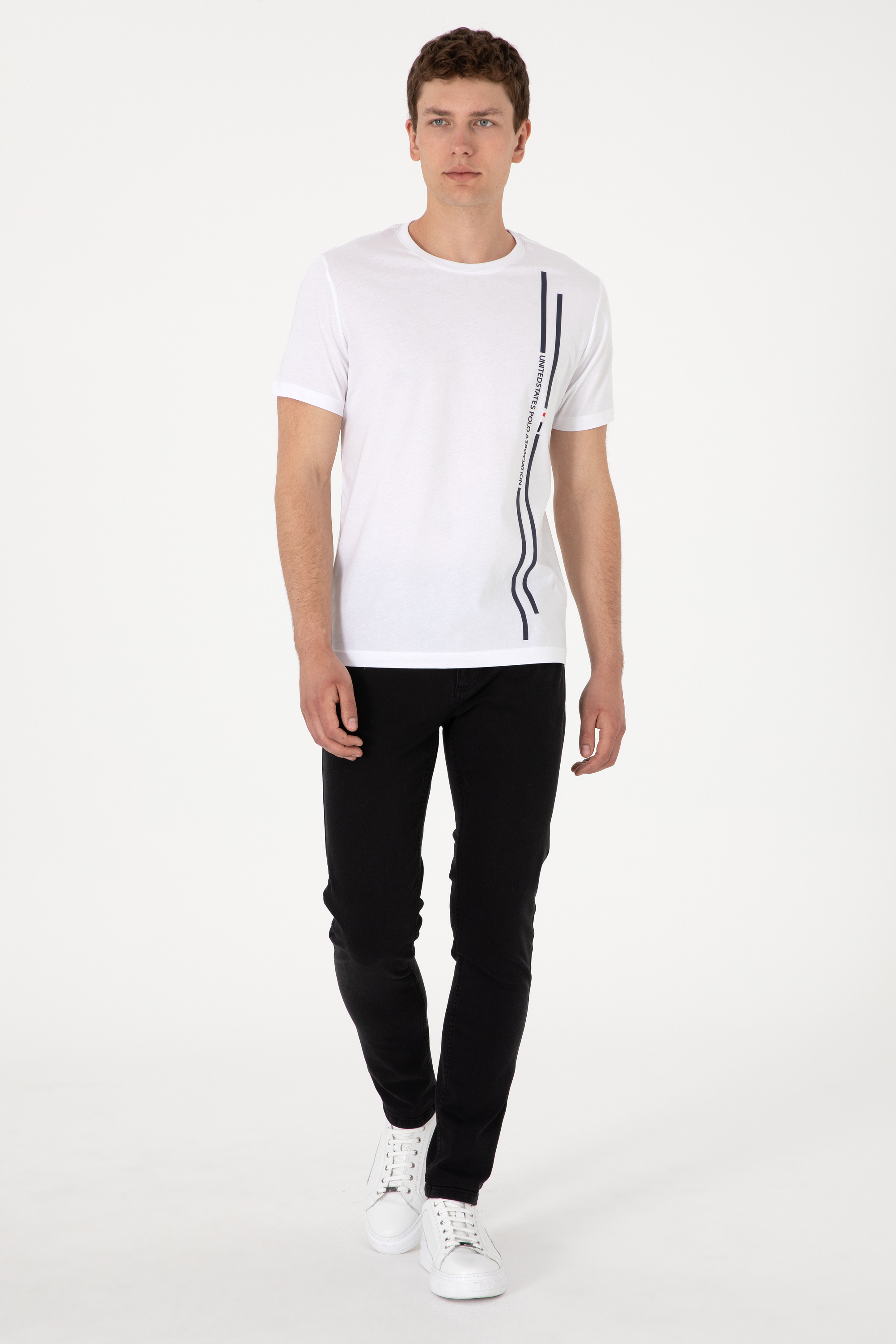 شلوار جین سیاه اندامی مردانه یو اس پولو | US POLO ASSN