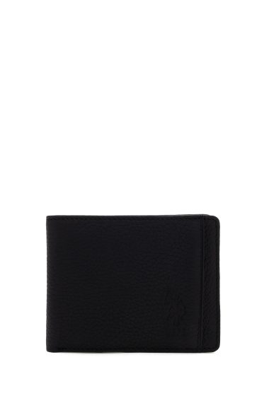 کیف پول  سیاه  رگولار  مردانه یو اس پولو | US POLO ASSN