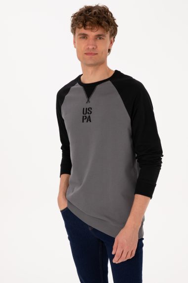 سویشرت  سیاه  رگولار  مردانه یو اس پولو | US POLO ASSN