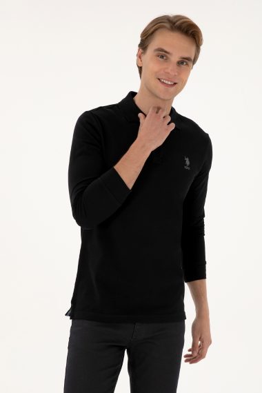 سویشرت بیسیک  سیاه  رگولار  مردانه یو اس پولو | US POLO ASSN
