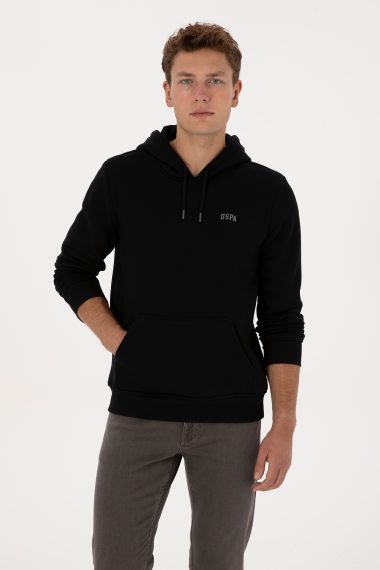 سویشرت بیسیک  سیاه  رگولار  مردانه یو اس پولو | US POLO ASSN
