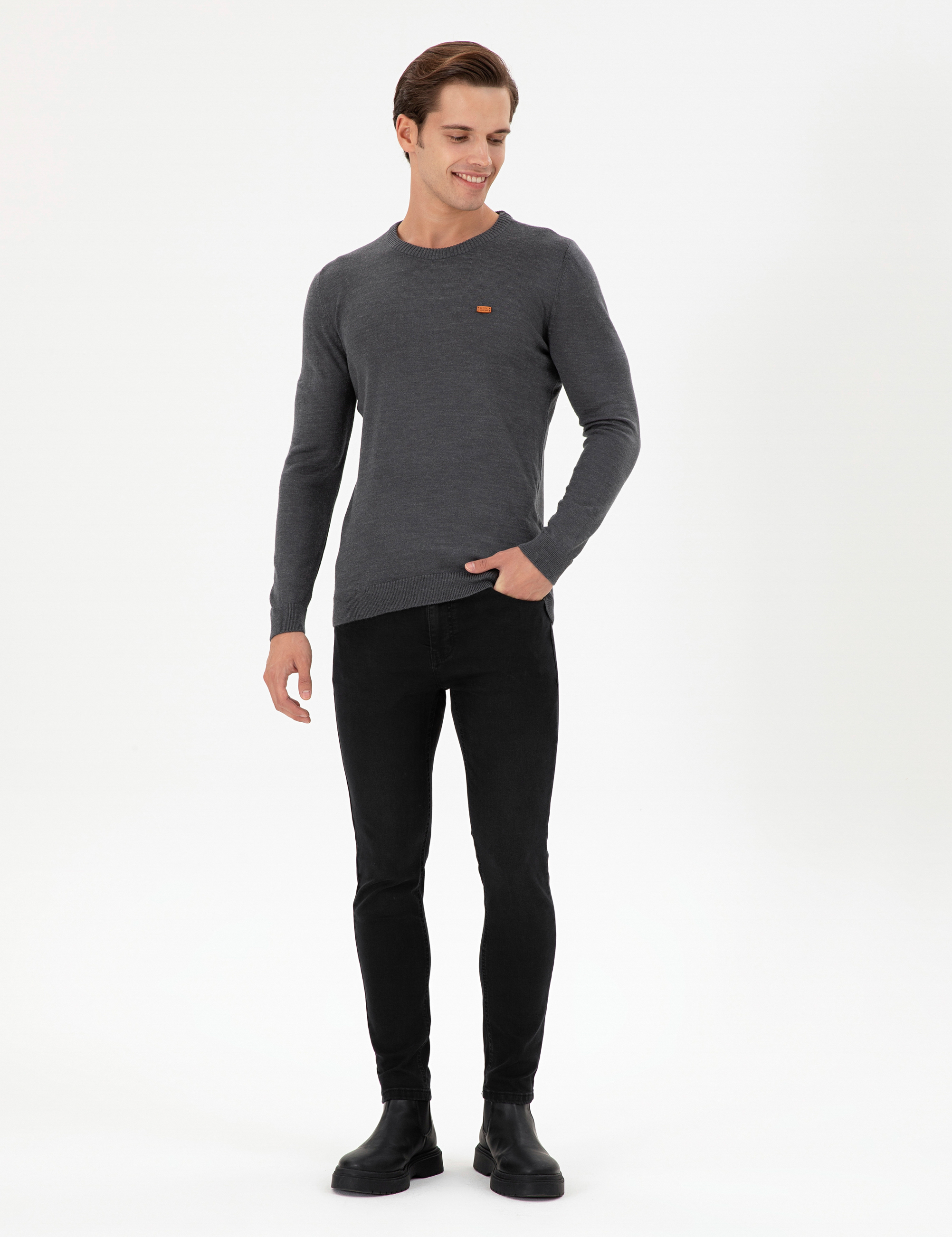 شلوار جین سیاه اسکینی مردانه یو اس پولو | US POLO ASSN