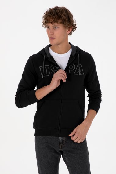 ژاکت  سیاه  رگولار  مردانه یو اس پولو | US POLO ASSN