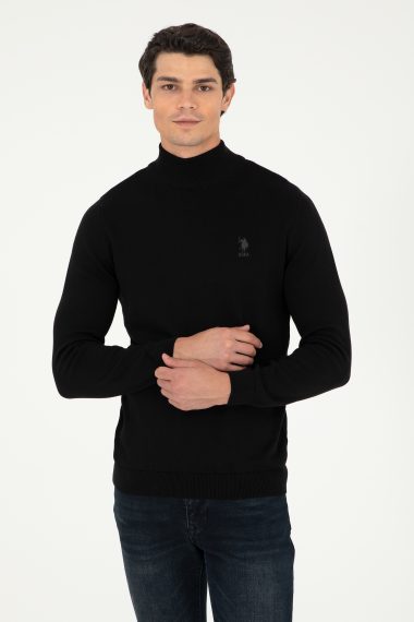 بافت بیسیک  سیاه  اندامی  مردانه یو اس پولو | US POLO ASSN