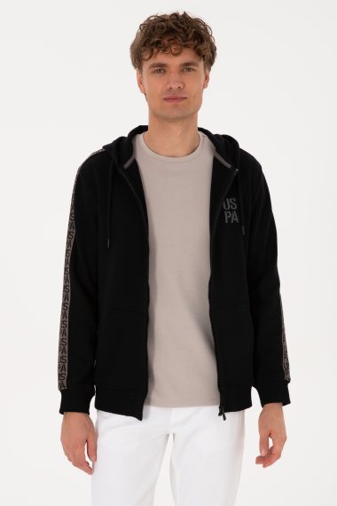 ژاکت  سیاه  رگولار  مردانه یو اس پولو | US POLO ASSN