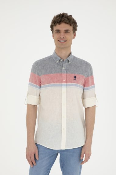پیراهن  قرمز  رگولار  مردانه یو اس پولو | US POLO ASSN
