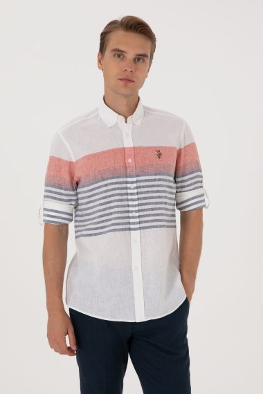 پیراهن  قرمز  رگولار  مردانه یو اس پولو | US POLO ASSN