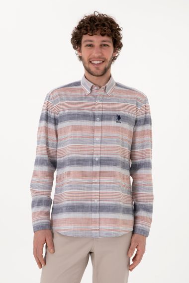 پیراهن  قرمز  رگولار  مردانه یو اس پولو | US POLO ASSN